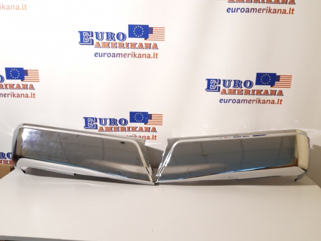 New Step Bumper Face Bars Set of 2 Rear Chrome